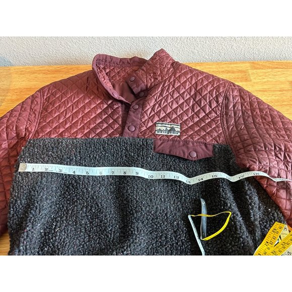 Patagonia Mixed Snap T Jacket Women’s M Drumfire Red Exclusive Diamond Quilt - Picture 5 of 5